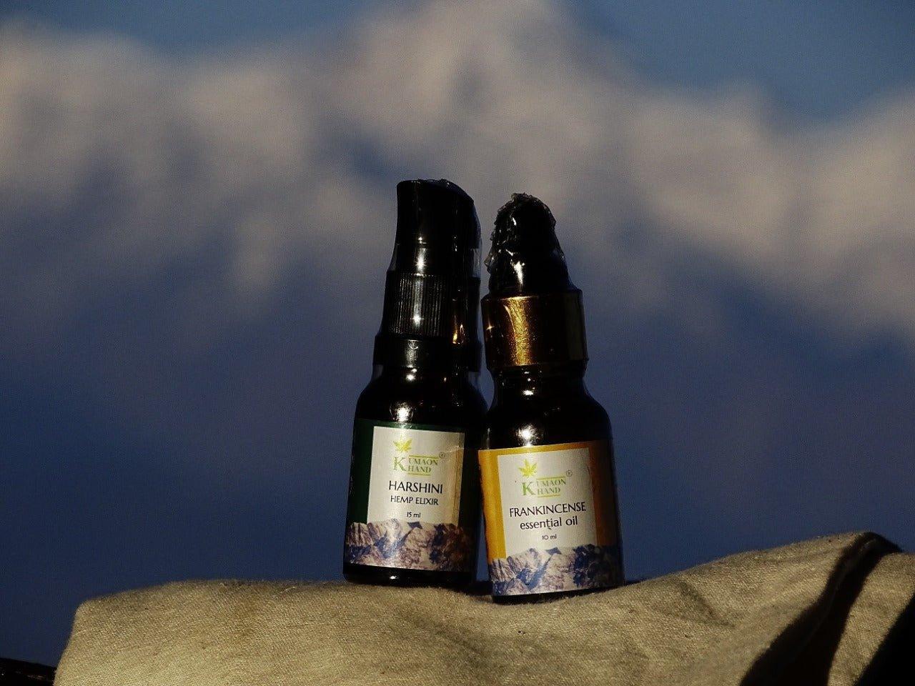 Kumaon Khand Harshini & Frankincense Oil Combo.