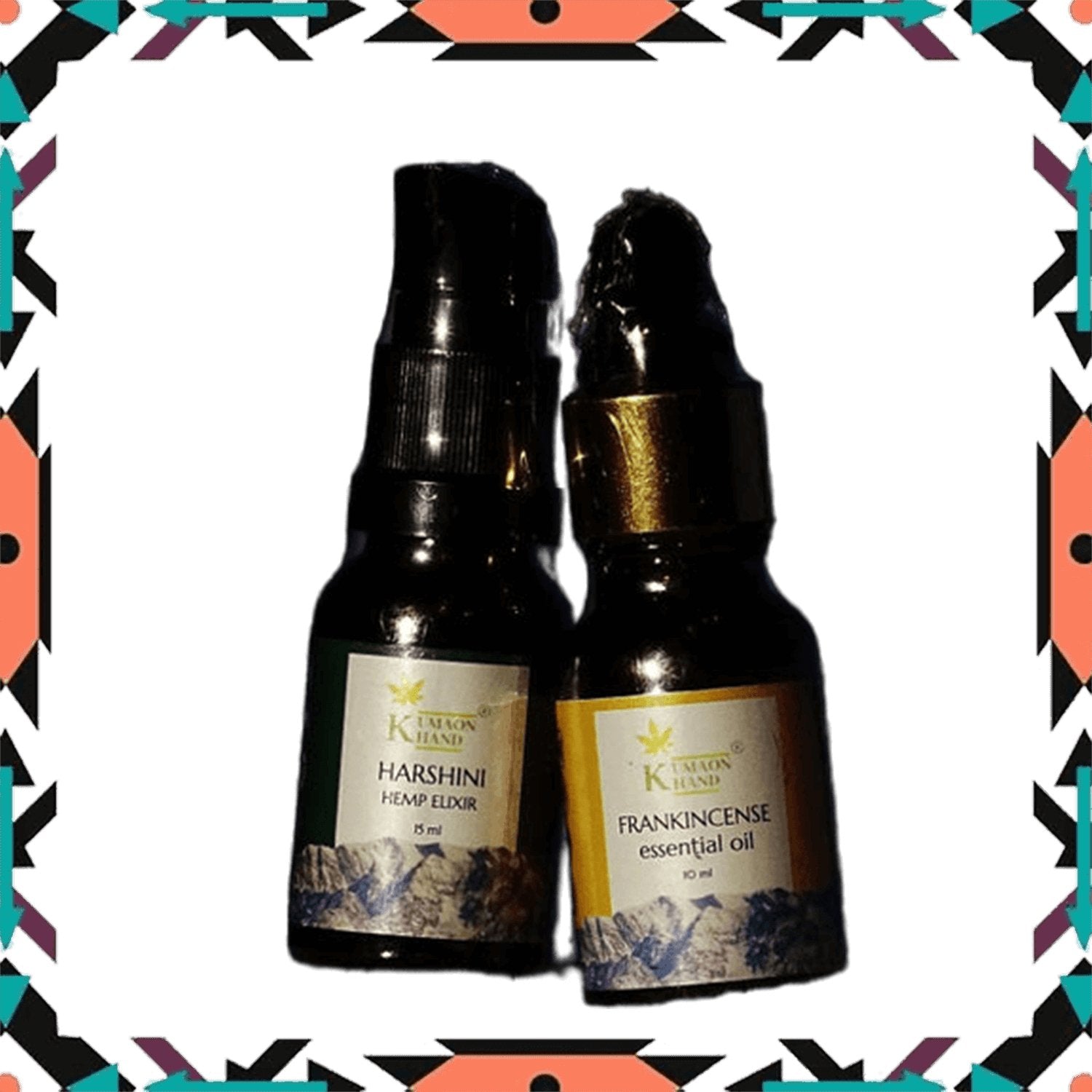 Kumaon Khand Harshini & Frankincense Oil Combo - CBD Store India