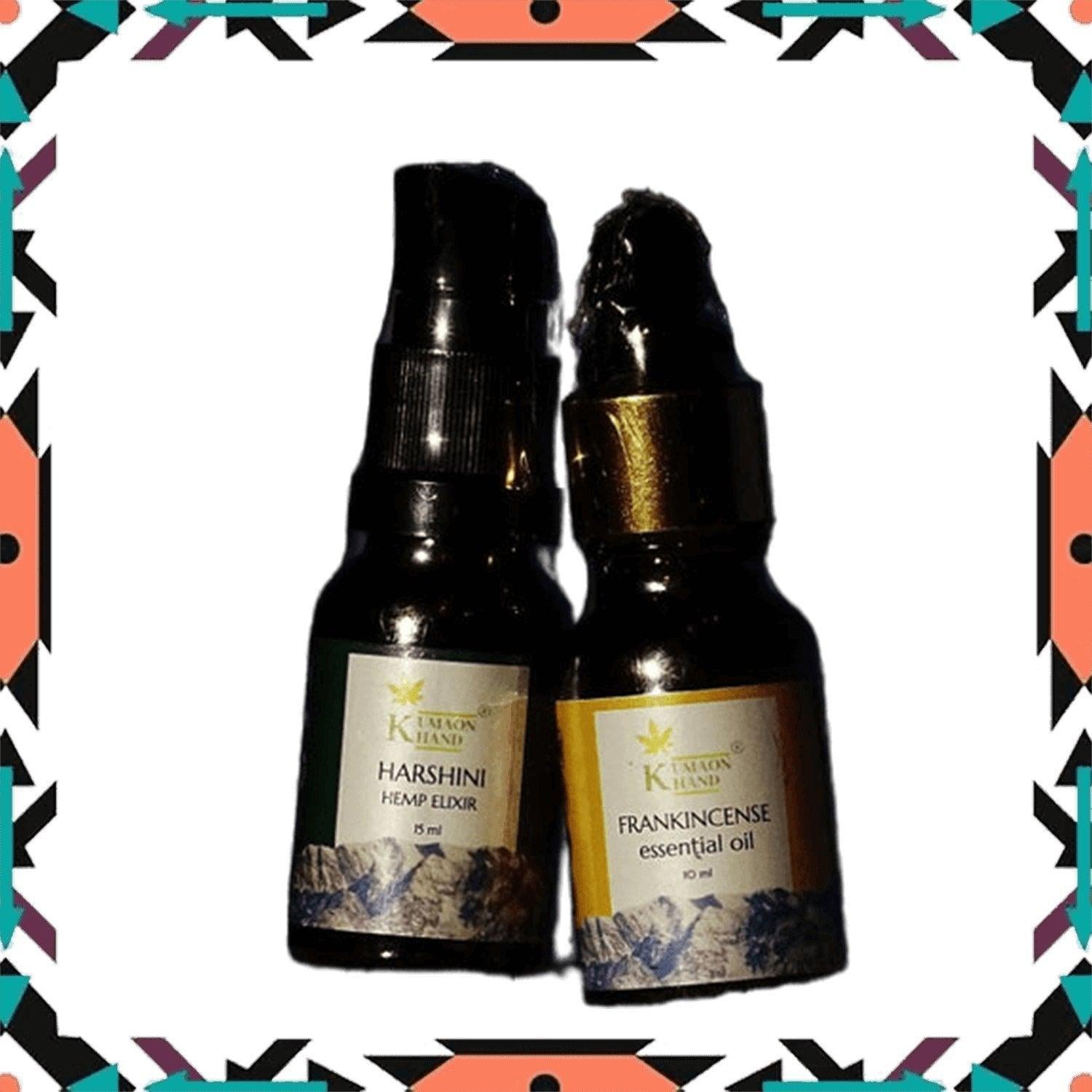 Kumaon Khand Harshini & Frankincense Oil Combo.