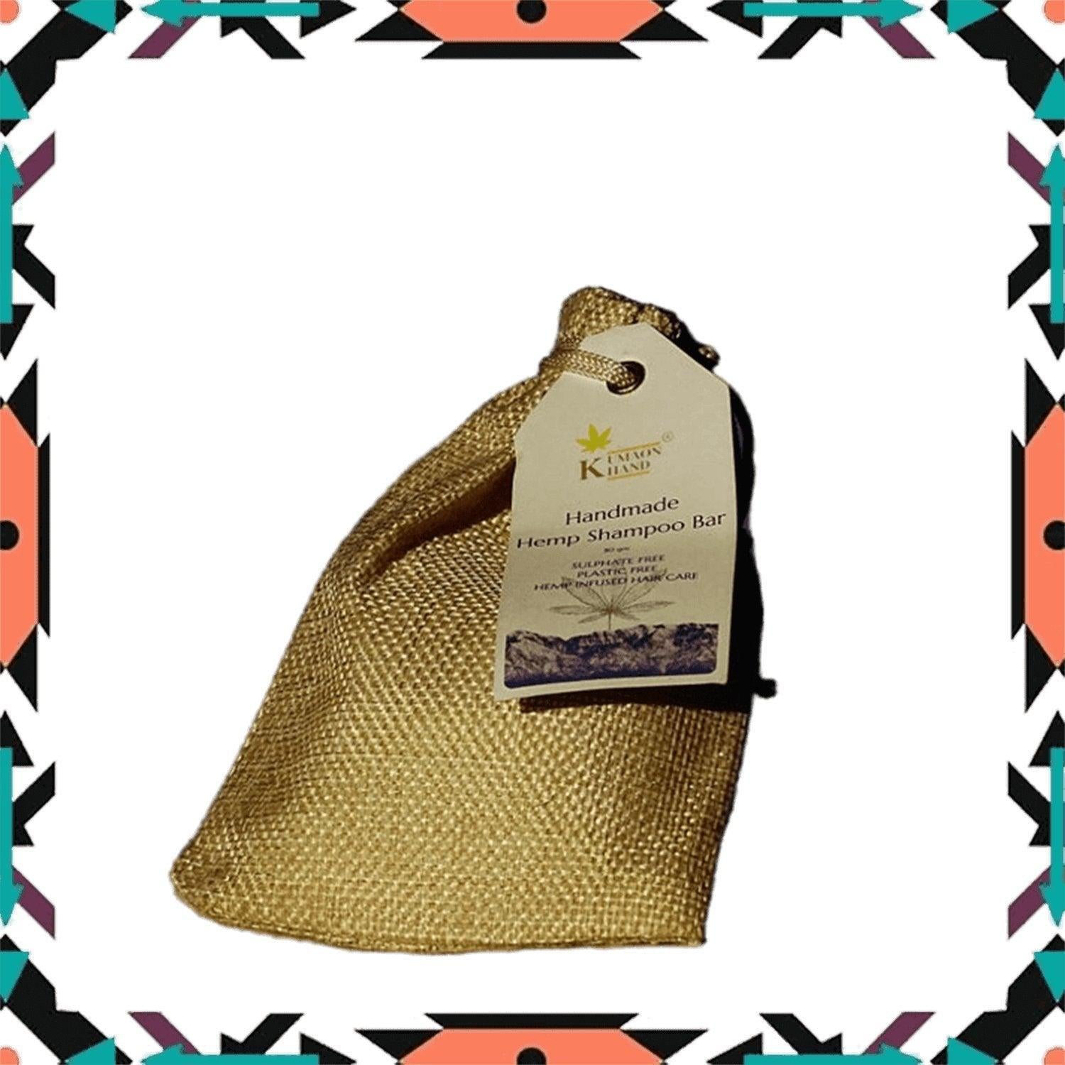 Kumaon Khand Hemp Shampoo Bar (50g).