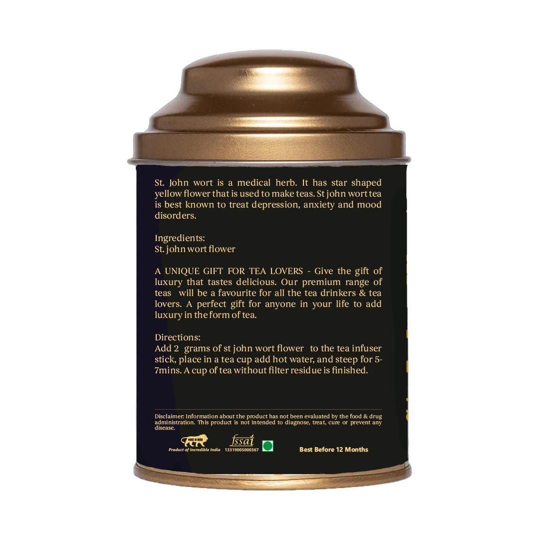 Leanbeing Healthcare - St. John's Wort Flower with Free Tea Infuser.