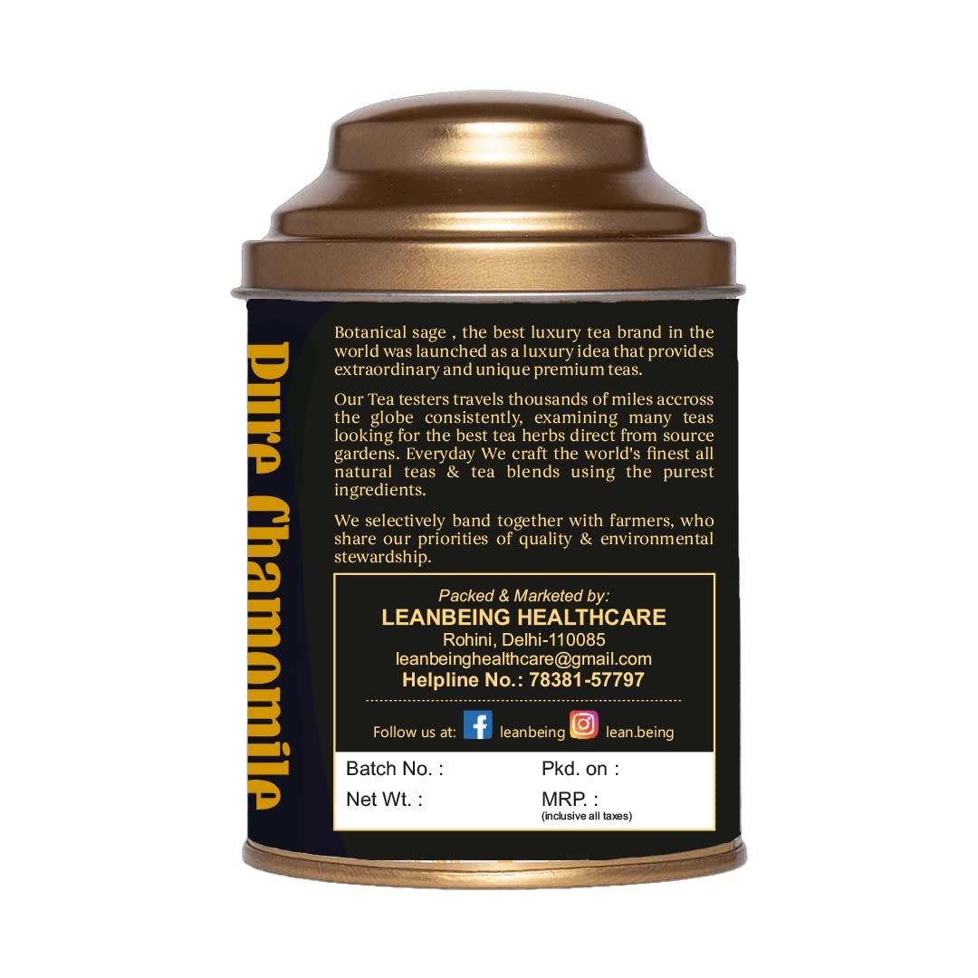 Leanbeing Herbaveda - Chamomile Flower with Free Tea Infuser - CBD Store India