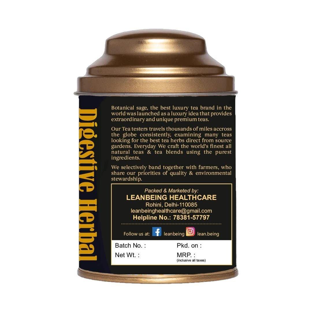 Leanbeing Healthcare - Digestive Herbal Tea with Free Tea Infuser.