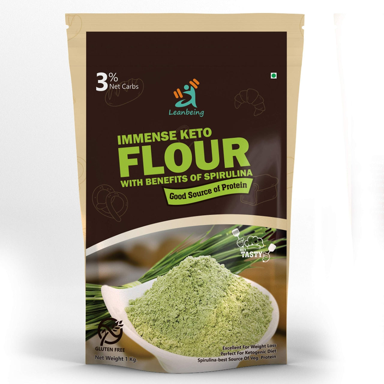 Leanbeing Herbaveda - Extreme Keto Flour With Benefits Of Spirulina - CBD Store India