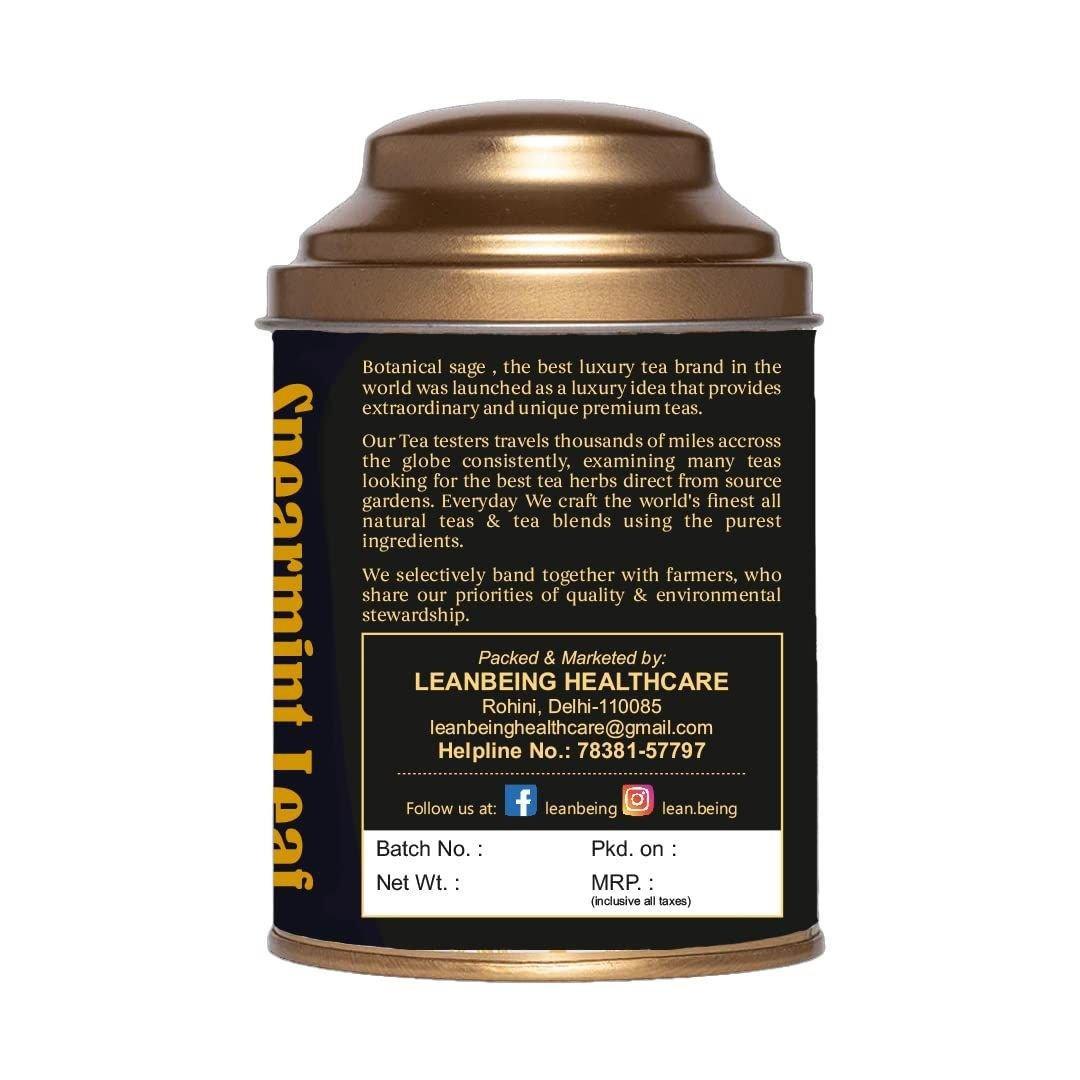 Leanbeing Healthcare - Spearmint Dried Leaves with Free Tea Infuser.