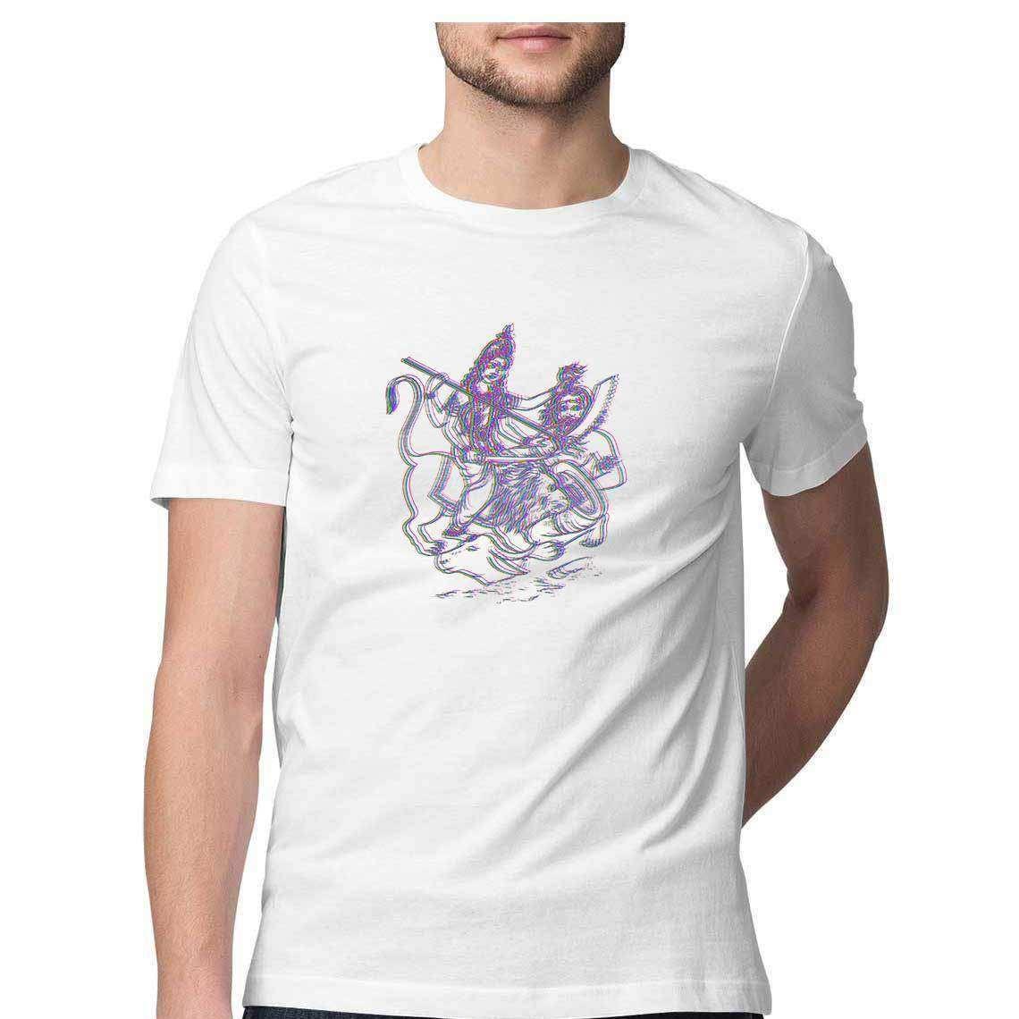 Maa Durga's Time of Bliss Men's T-Shirt.