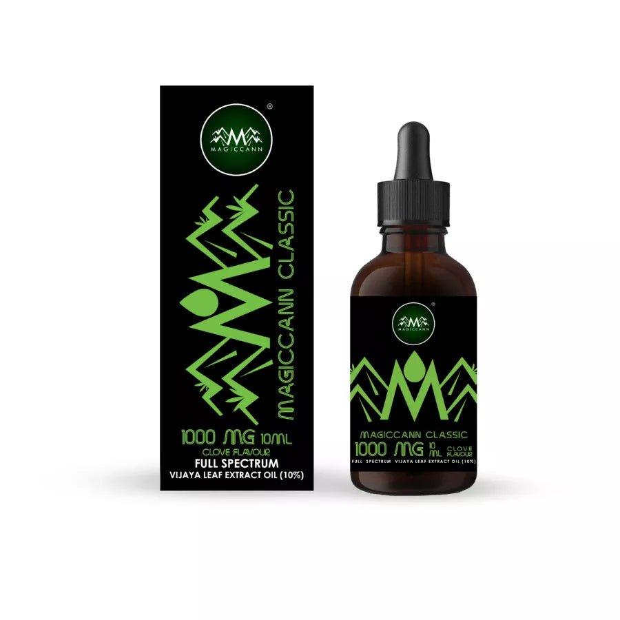 Magiccann Full Spectrum Vijaya Leaf Extract Oil -1000MG in 10ml (Clove Flavor).