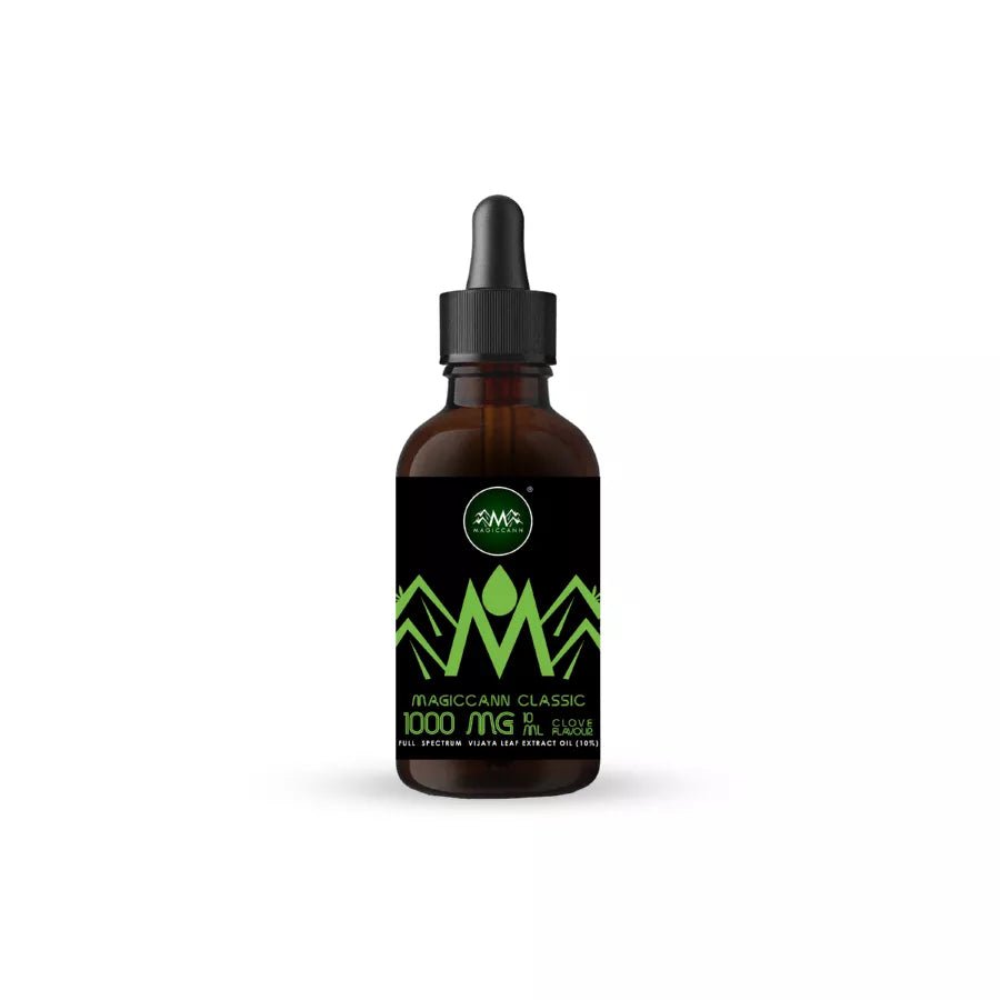 Magiccann Full Spectrum Vijaya Leaf Extract Oil -1000MG in 10ml (Clove Flavor) - CBD Store India