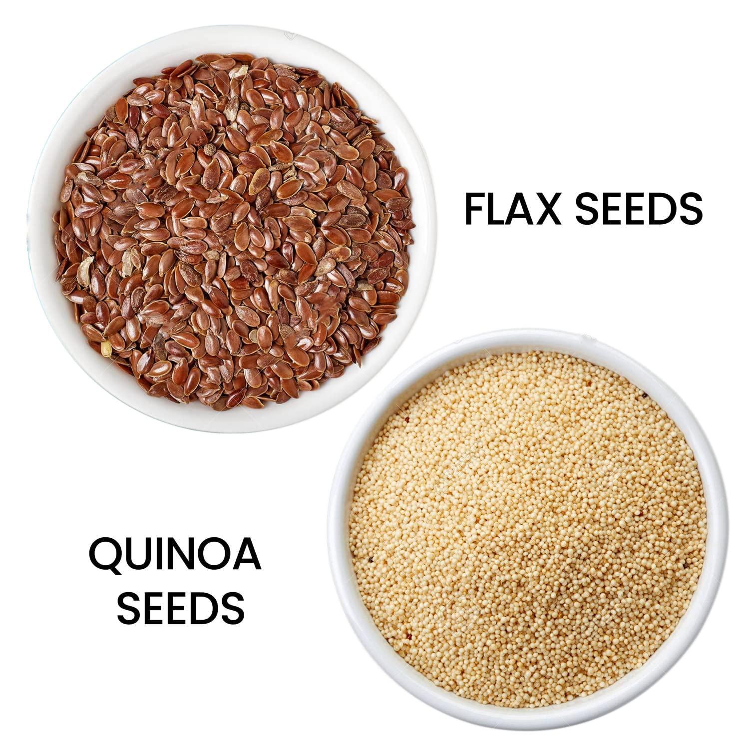 Moksa Flax Seed and Quinoa COMBO (400g x 2).