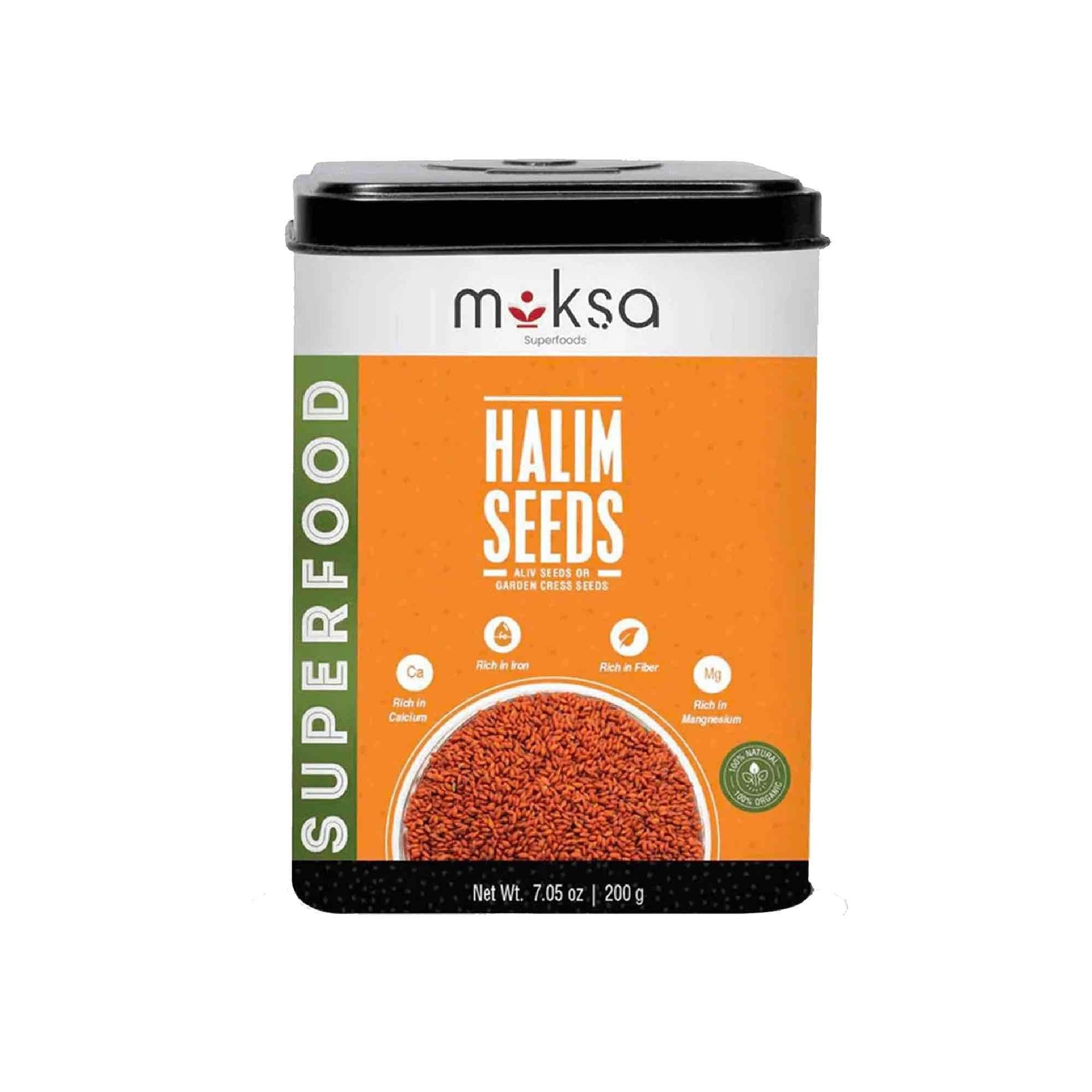 Moksa Halim Seeds | Garden Cress Seed | Aliv Seed | Organic | Asaliya Seed - CBD Store India