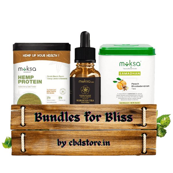 Moksa Hemp Herbal & CBD Oil Gift Pack Bundle - CBD Store India