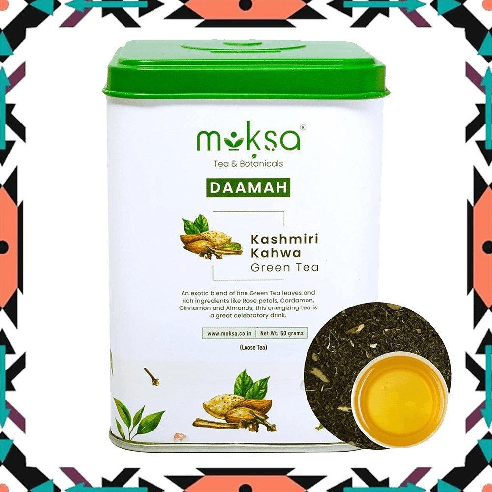 Moksa Kashmiri Kahwa Green Tea.