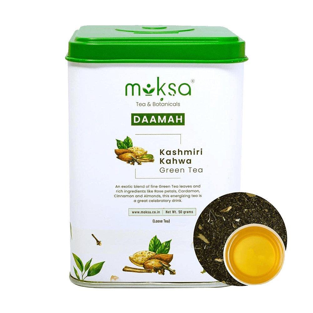 Moksa Kashmiri Kahwa Green Tea.