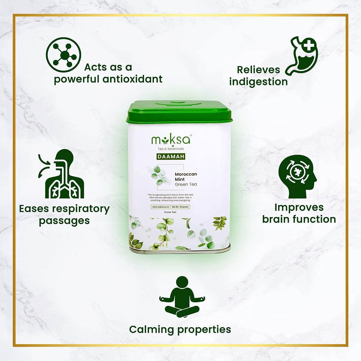 Moksa Moroccan Mint Green Tea.