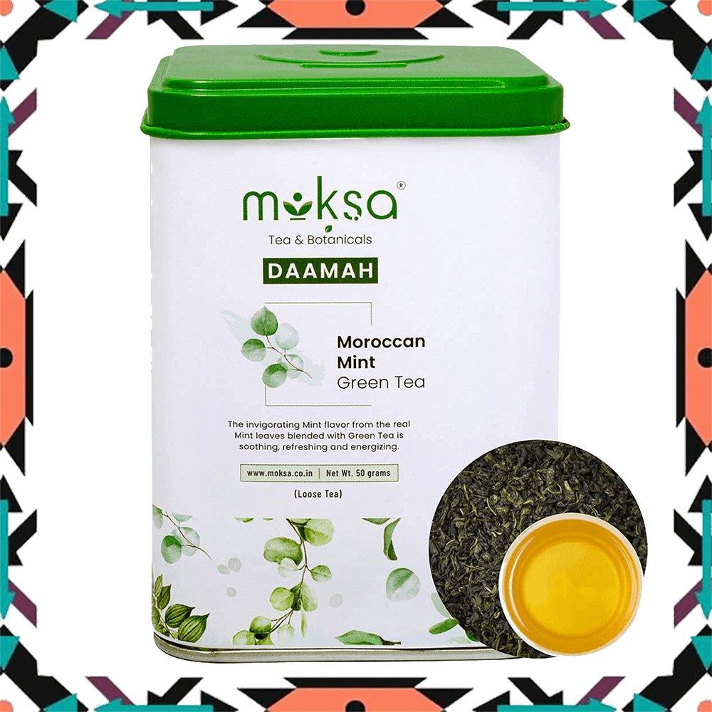 Moksa Moroccan Mint Green TeaHealth DrinkMoksa Moroccan Mint Green Tea | 100% Natural Tea Leaf | CBD Store