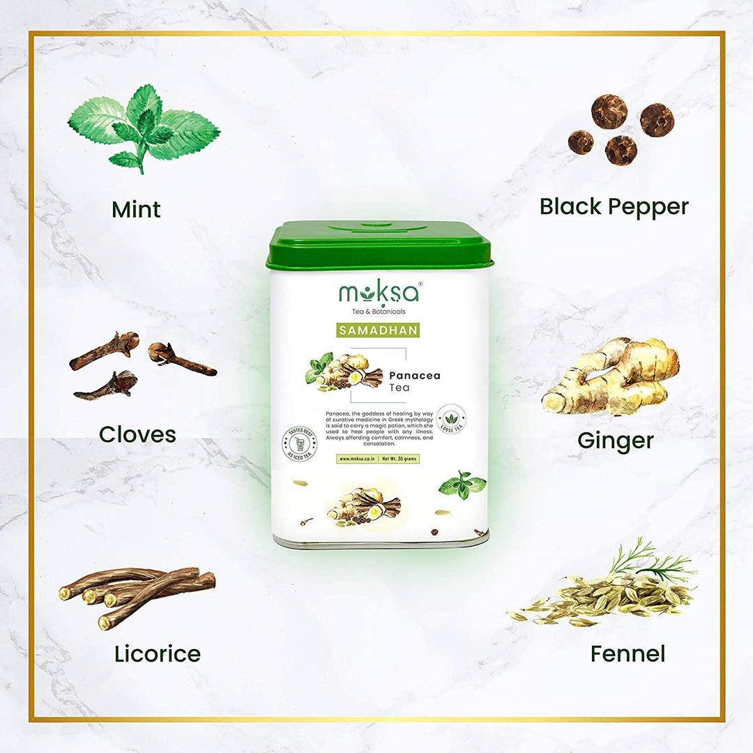 Moksa Panacea Herbal Tea - Kadha TeaHealth CareMoksa Panacea Herbal Tea - Kadha Tea