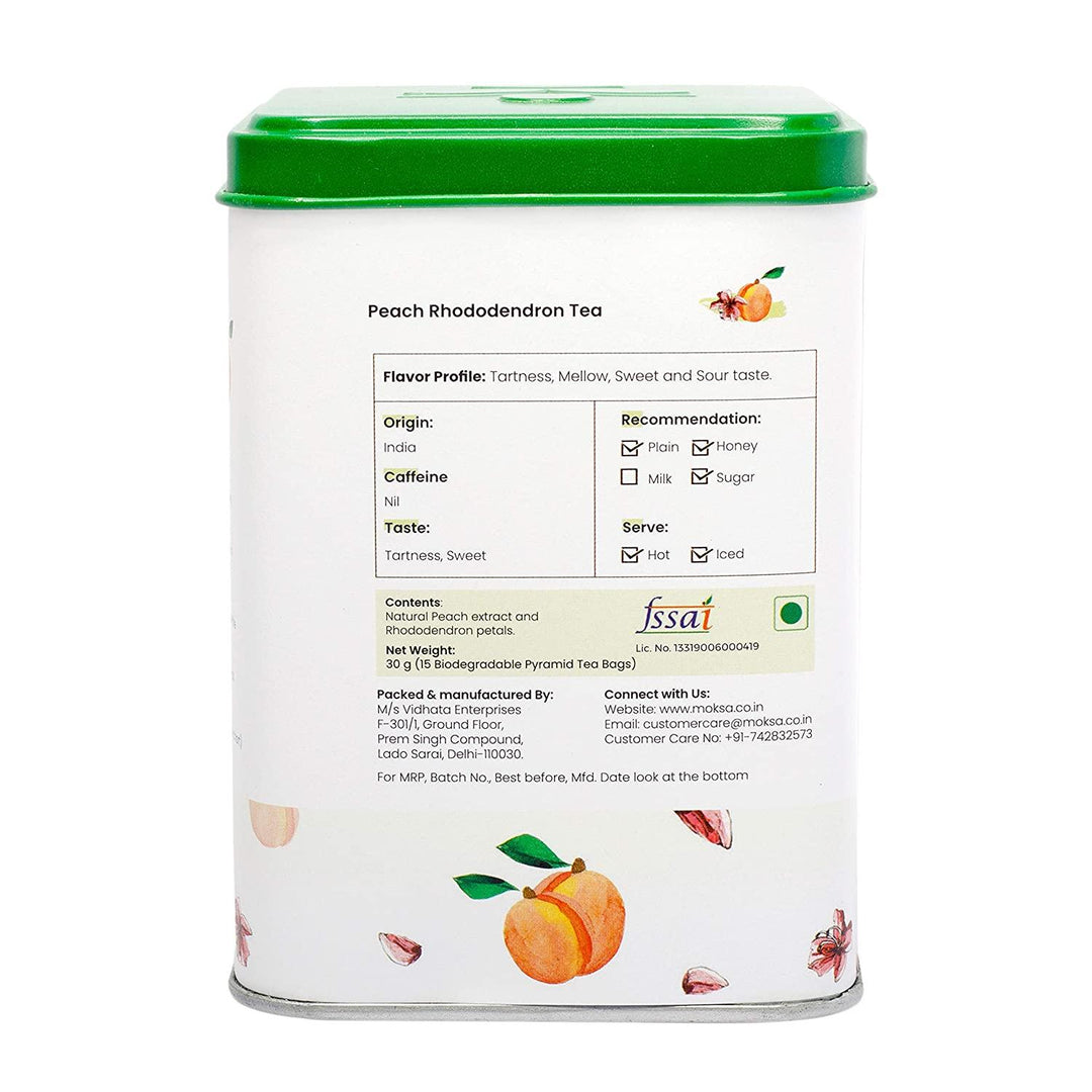 Moksa - Pure Peach Rhododendron Tea (PC of 15)Health CareMoksa Pure Peach Rhododendron Tea | Healthy and Natural Tea | CSIN