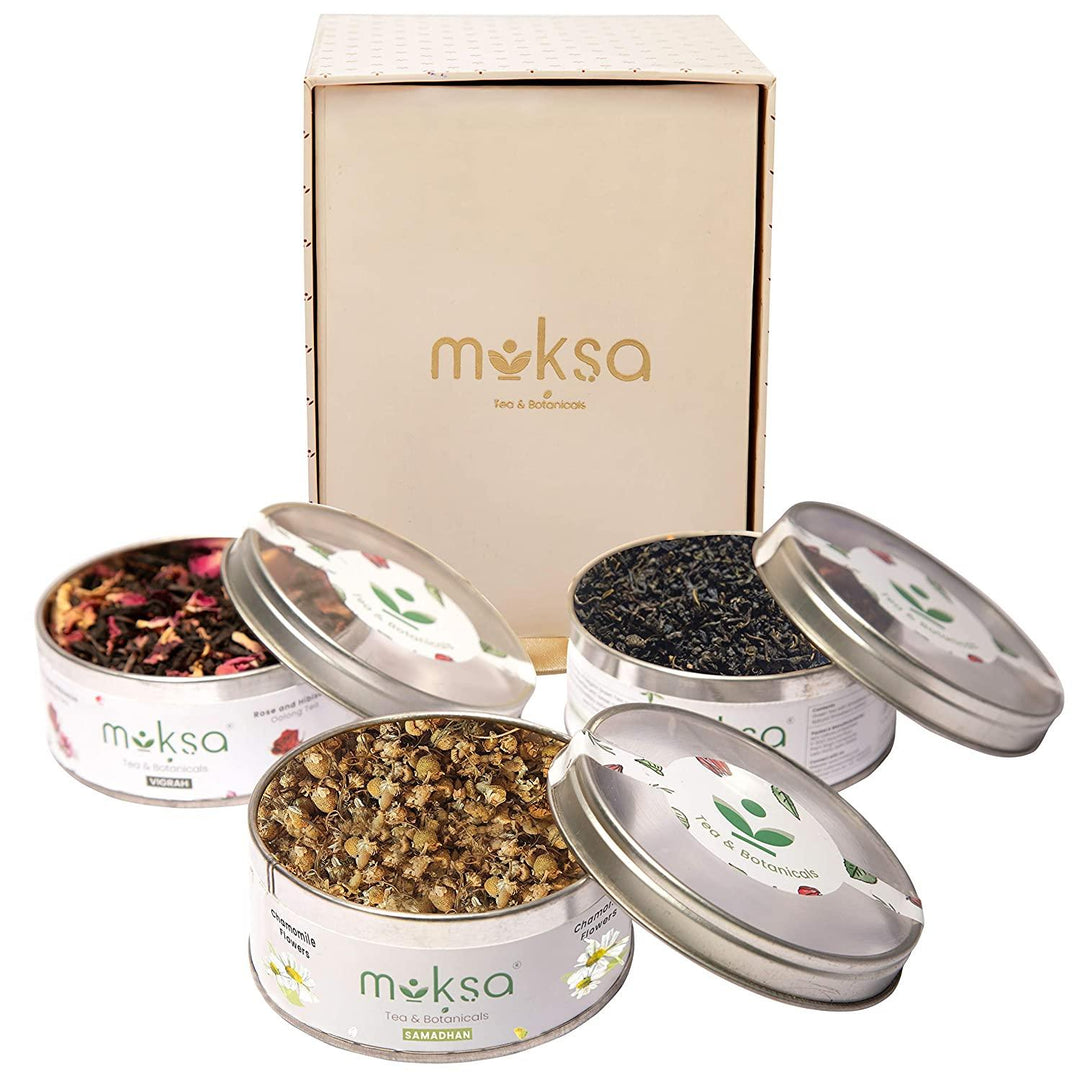 Moksa Rose & Hibiscus, Moroccan Mint and Chamomile Flowers Tea - ComboHealth Care