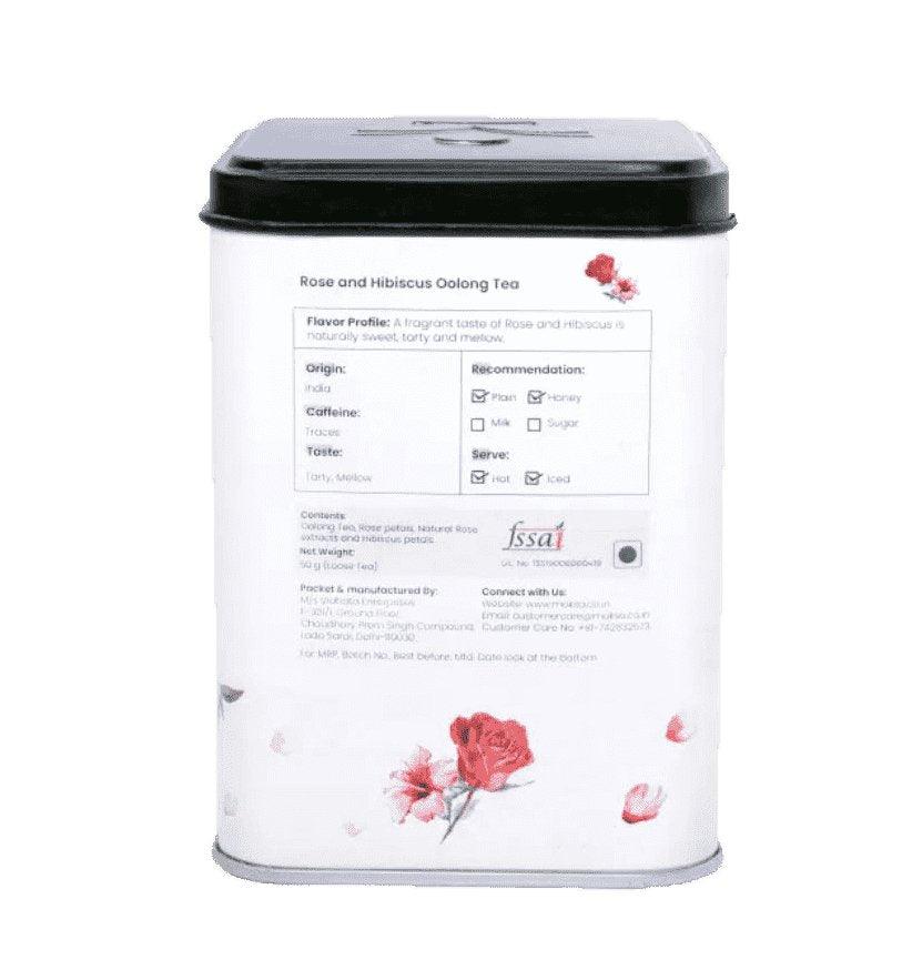 Moksa Rose & Hibiscus Oolong Darjeeling Tea - Loose Leaf Tea - 50 GmMoksa Rose & Hibiscus Oolong Darjeeling Tea - Loose Leaf Tea - 50 Gm