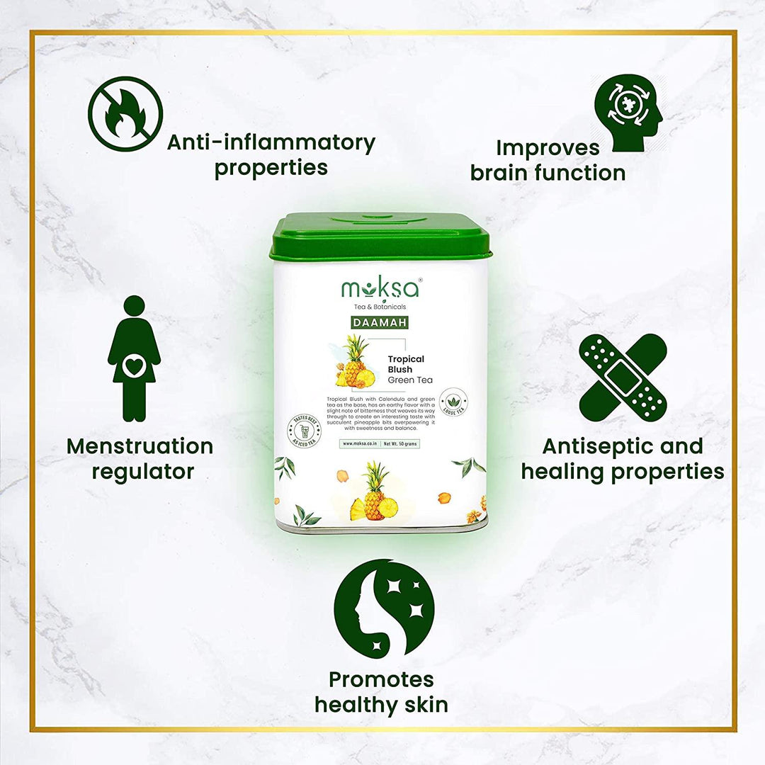 Moksa Tropical Blush Green TeaHealth CareMoksa Tropical Blush Green Tea | For Blood Sugar & Weight Loss  | CSIN