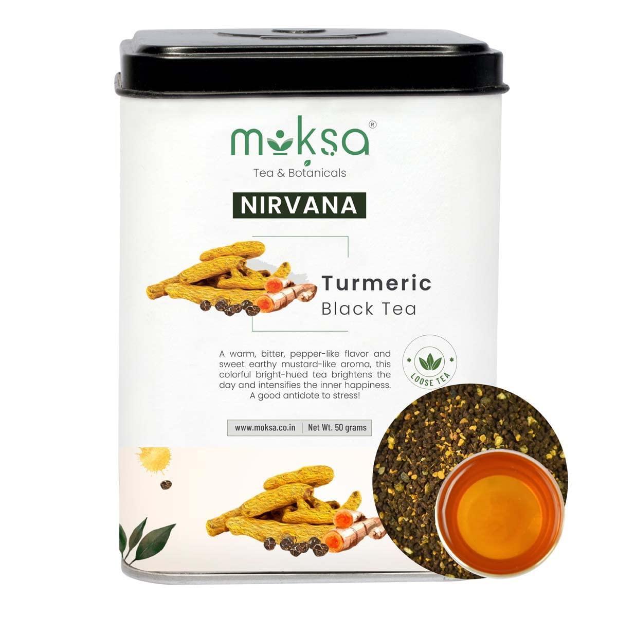 Moksa Turmeric Black Tea and Panacea Herbal Tea - Combo.