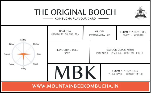 Mountain Bee Kombucha - Assorted Flavours - Pack of 6 - CBD Store India