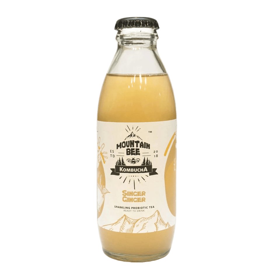 Mountain Bee Kombucha - Singer Ginger - Pack of 6 - CBD Store India