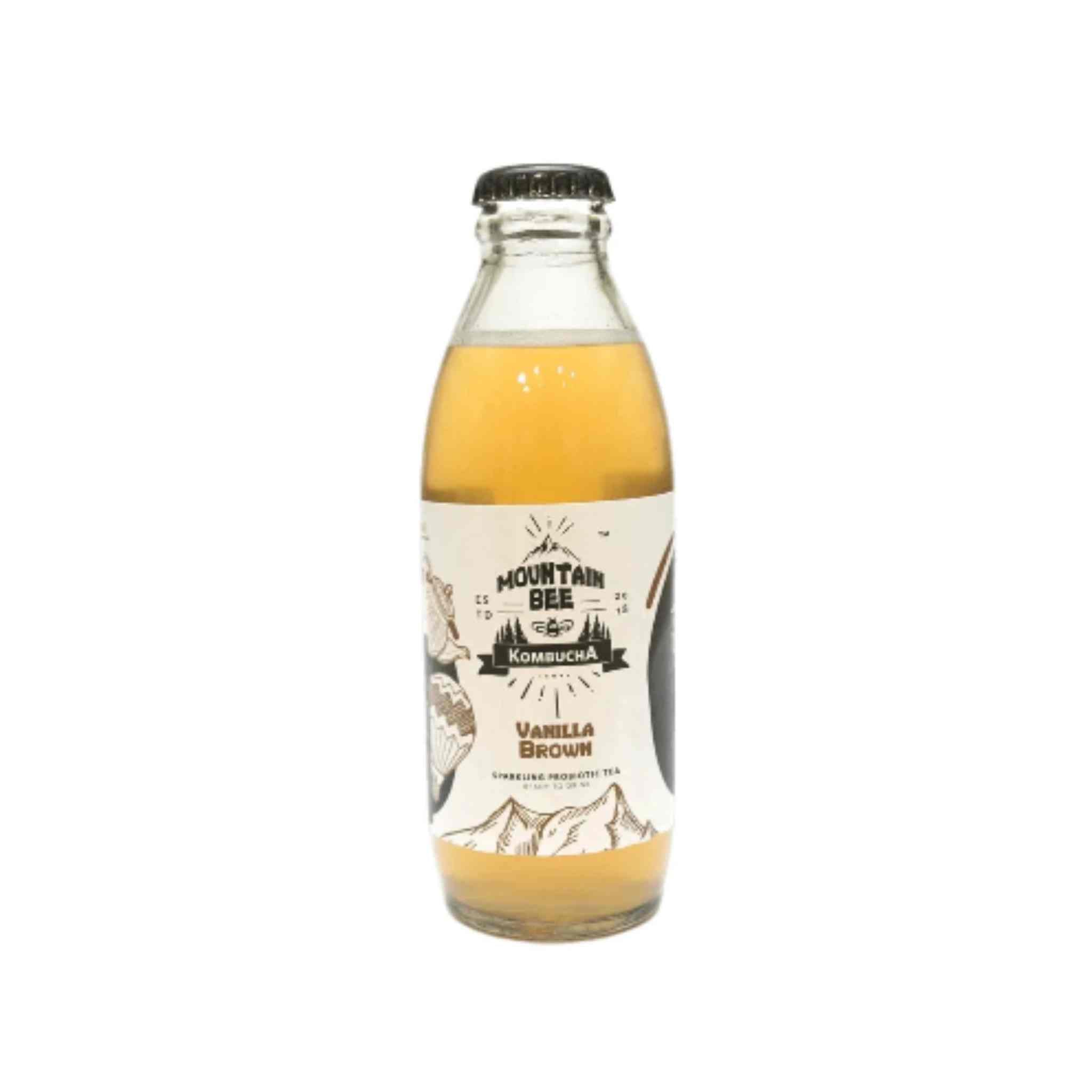 Mountain Bee Kombucha - Vanilla Brown - Pack of 6 - CBD Store India