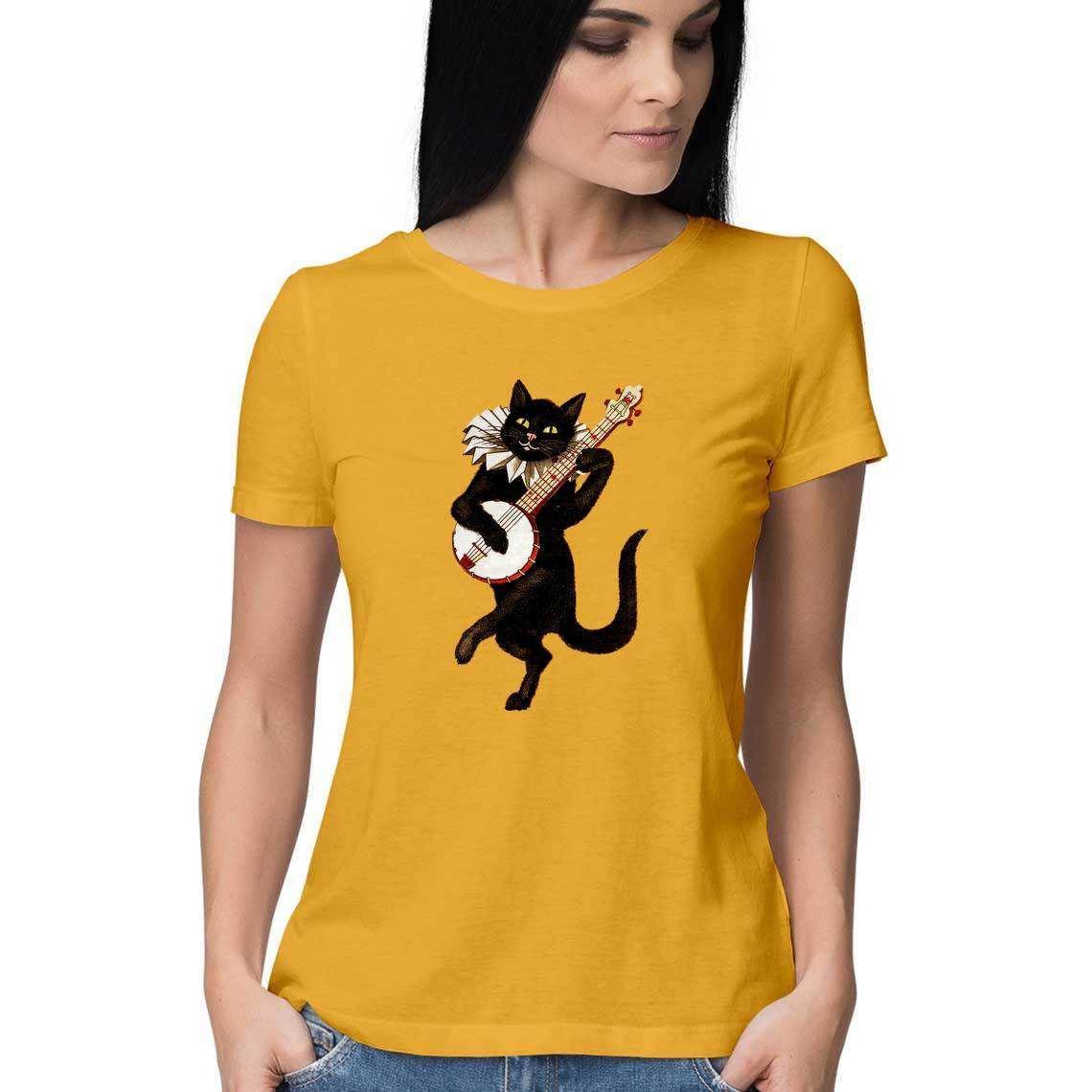 Mr. Whisker's with a Banjo Women's Graphic T-Shirt.