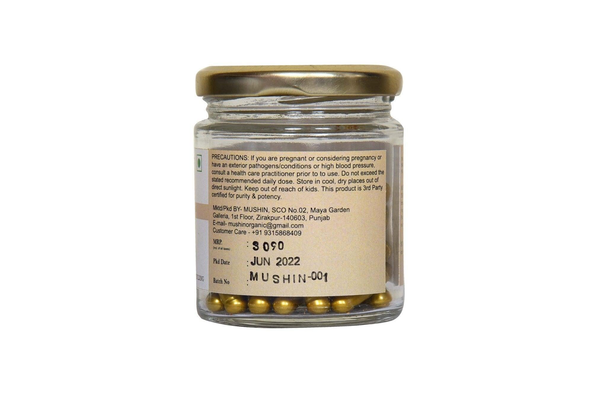Mushin - Cordyceps Militaris Capsule, Mushroom Supplement.