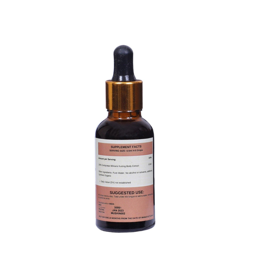 Mushin - Cordyceps Militaris Extract Liquid - Improve Energy, Stamina and Endurancemushroom extractMushin - Cordyceps Militaris Extract Liquid - Improve Energy | CBD Store
