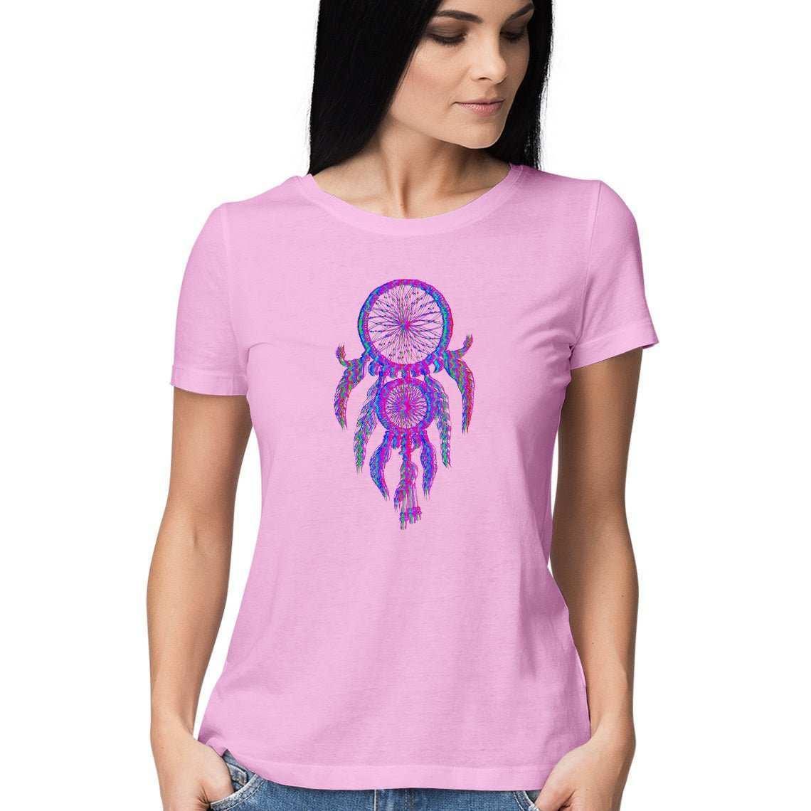 Native Dream Catcher of the Hidden Forest Women's T-Shirt.