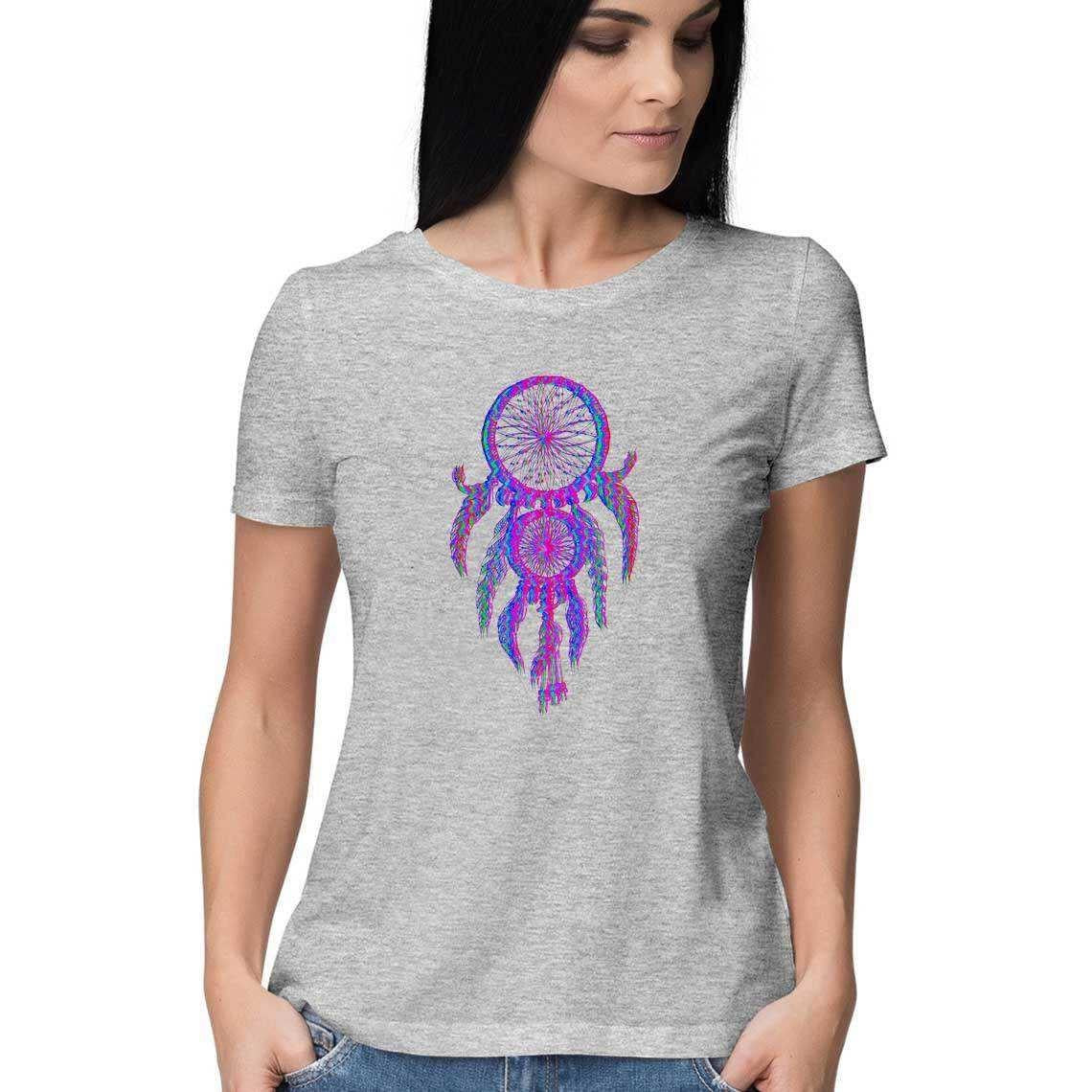 Native Dream Catcher of the Hidden Forest Women's T-Shirt.