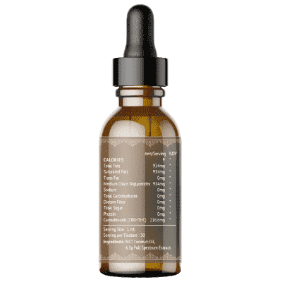 Neet 0.75:2 THC Dominant CBD :THC 6500 mg Cannabis Oil - CBD Store India