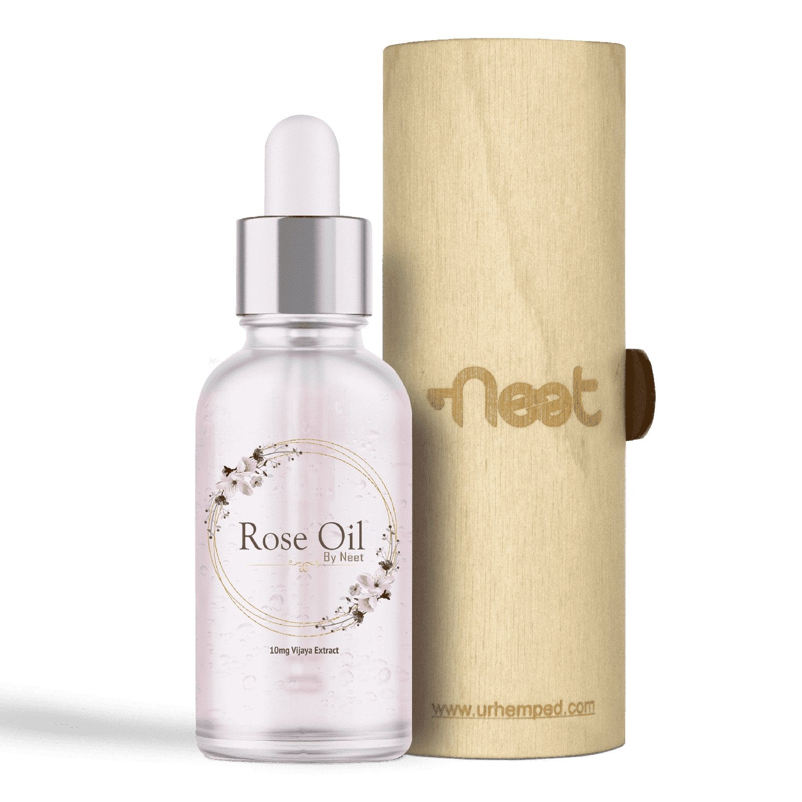 Neet 100% Organic Rose Face & Body Vijaya Oil - CBD Store India