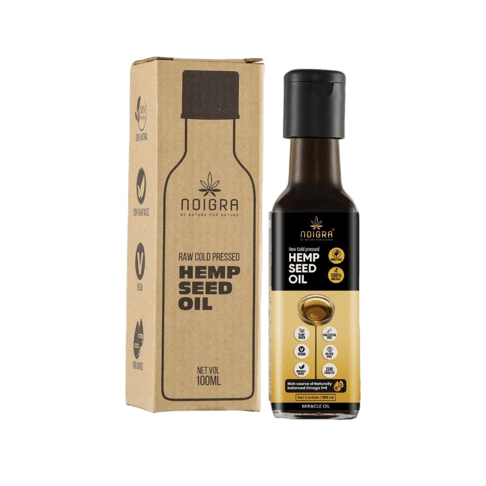 Noigra - Best Hemp Seed Oil | For Health, Hair & Skin - CBD Store India