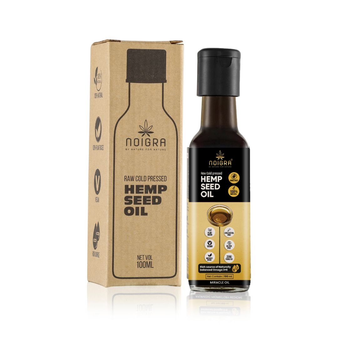 Noigra - Best Hemp Seed Oil | For Health, Hair & Skin - CBD Store India