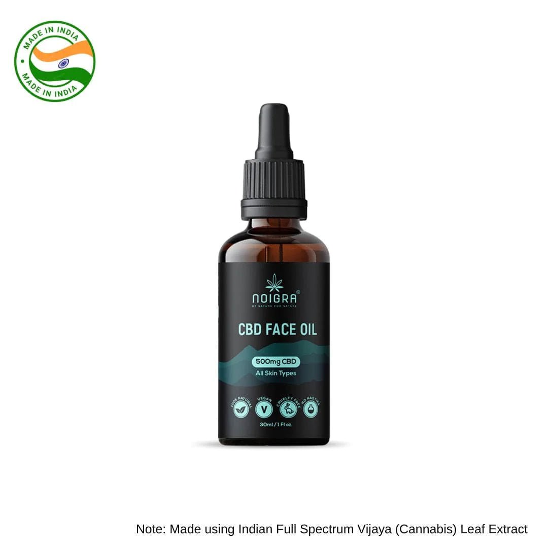 Noigra CBD Face Oil | 500mg CBD | Anti-Ageing for External application - CBD Store India