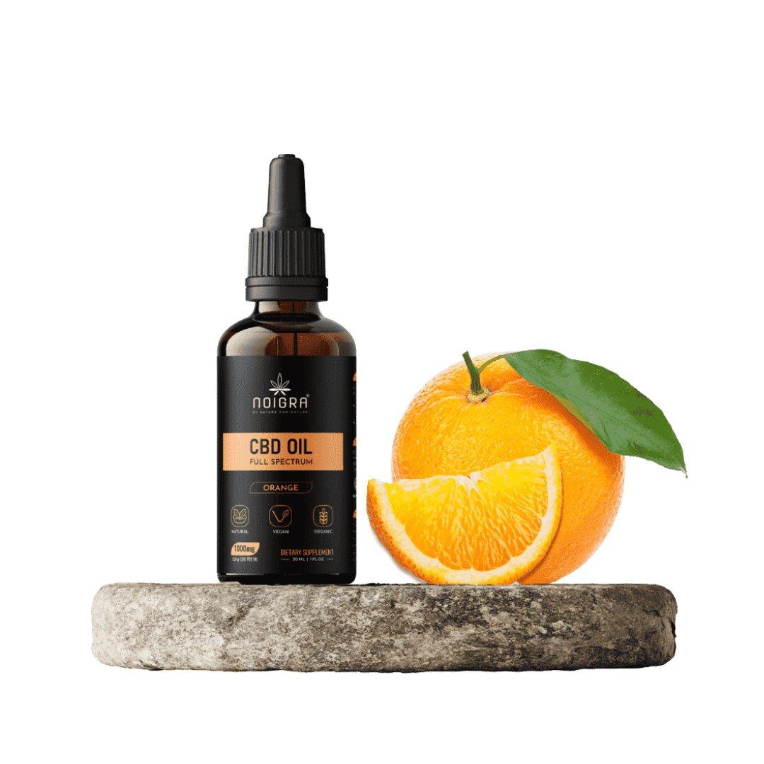 Noigra CBD Oil | Full Spectrum 1000mg (Orange) - CBD Store India