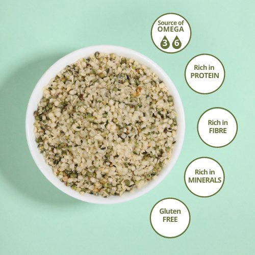 Noigra - Hemp Hearts - Best Hulled Hemp Seeds - CBD Store India