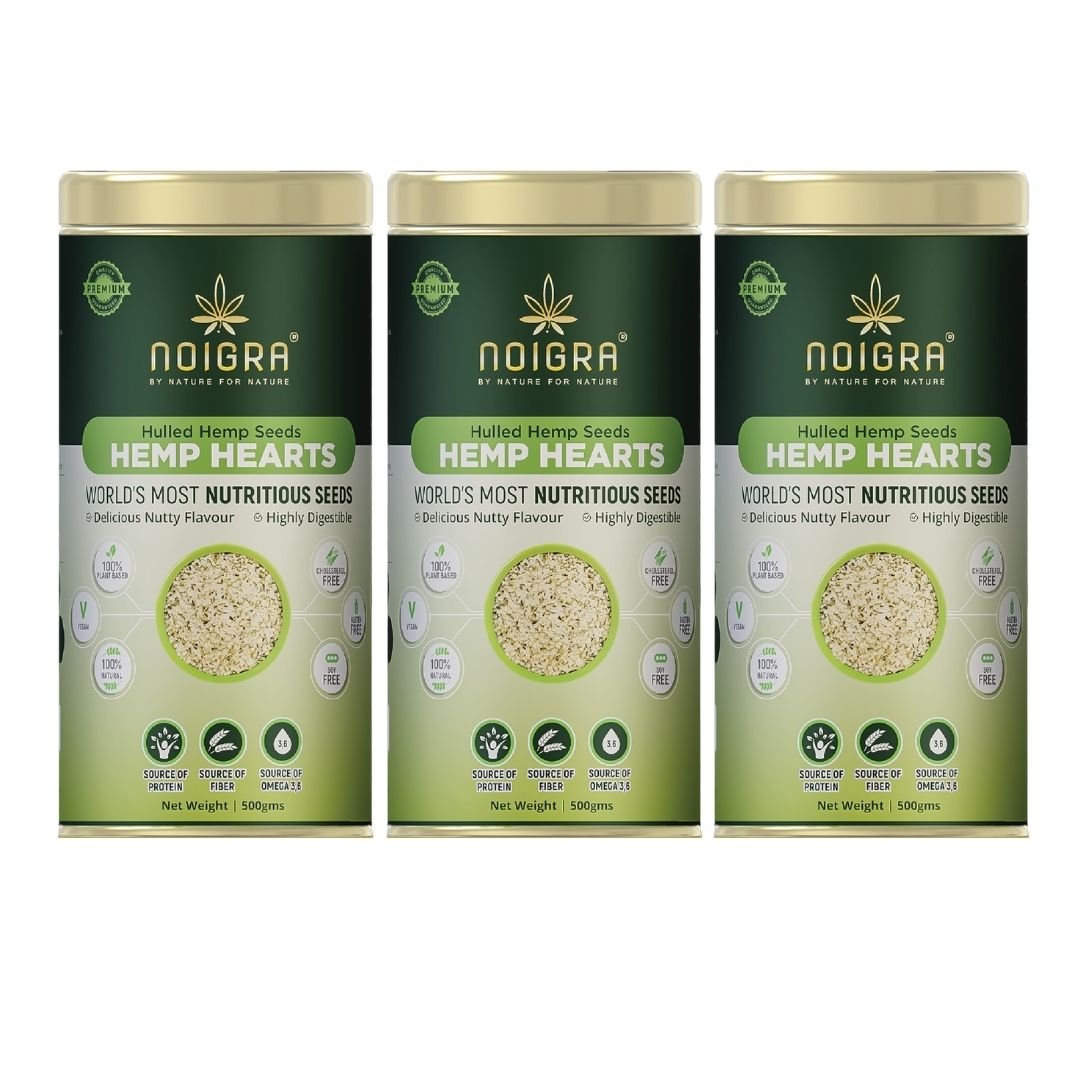 Noigra - Hemp Hearts - Best Hulled Hemp Seeds - CBD Store India