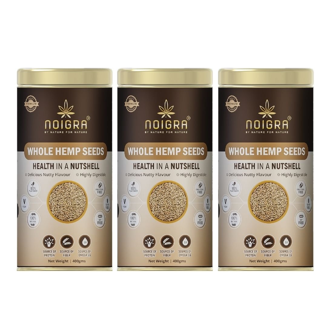 Noigra - Organic Whole Hemp Seeds - CBD Store India