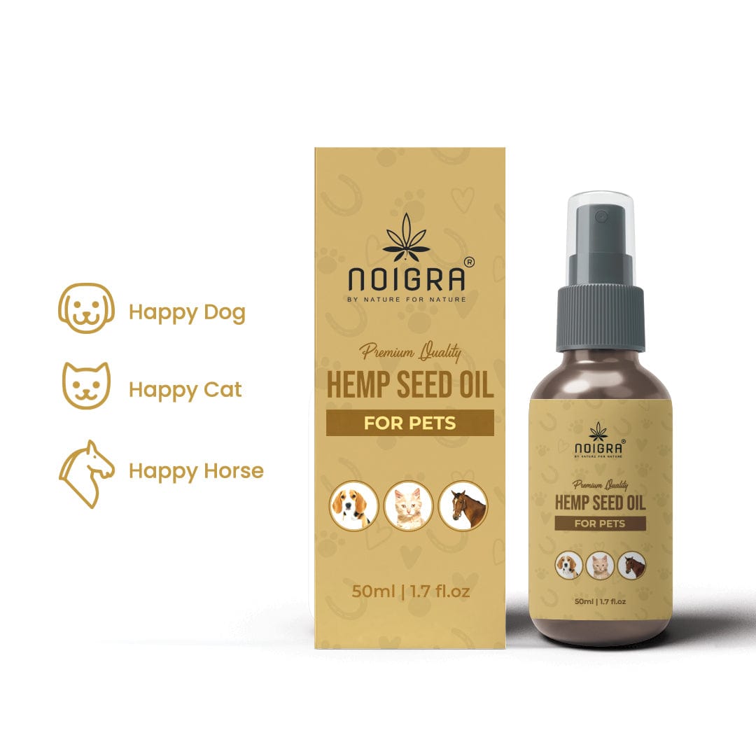 Noigra Pet Hemp Seed Oil (50ml) - CBD Store India