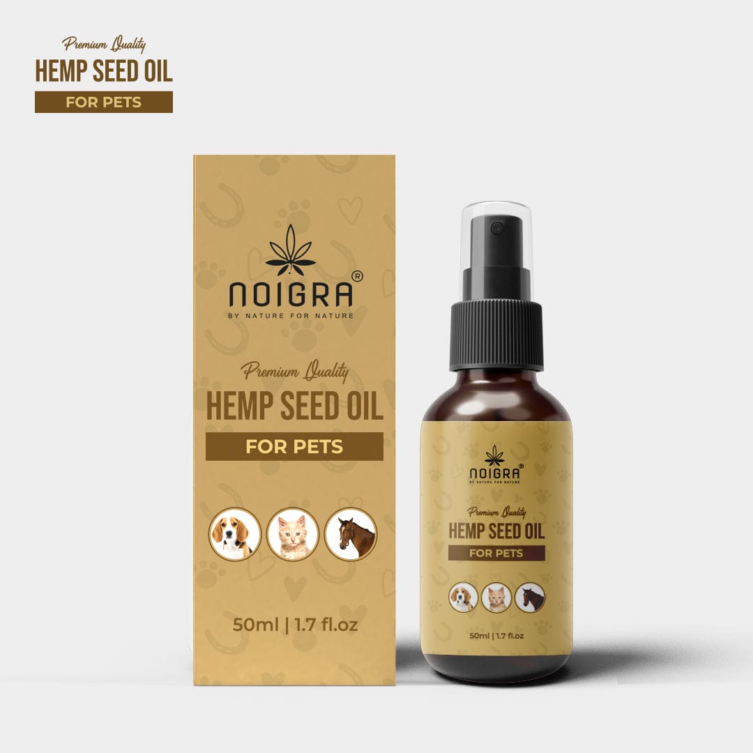 Noigra Pet Hemp Seed Oil (50ml) - CBD Store India