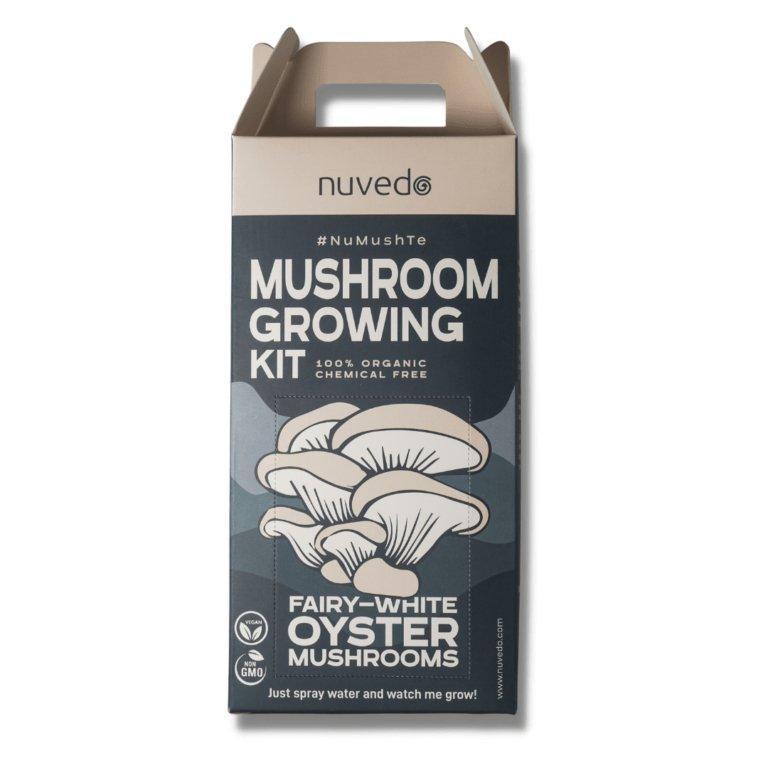 Nuvedo Fairy-White Mushroom Growing Kit.