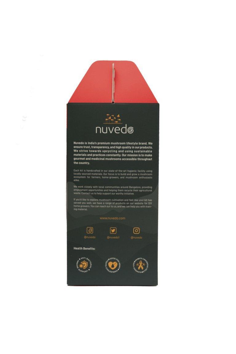 Nuvedo Pink Oyster Mushroom Growing Kit.