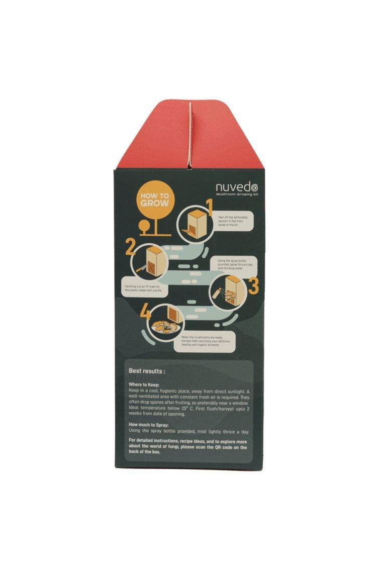 Nuvedo Pink Oyster Mushroom Growing Kit.