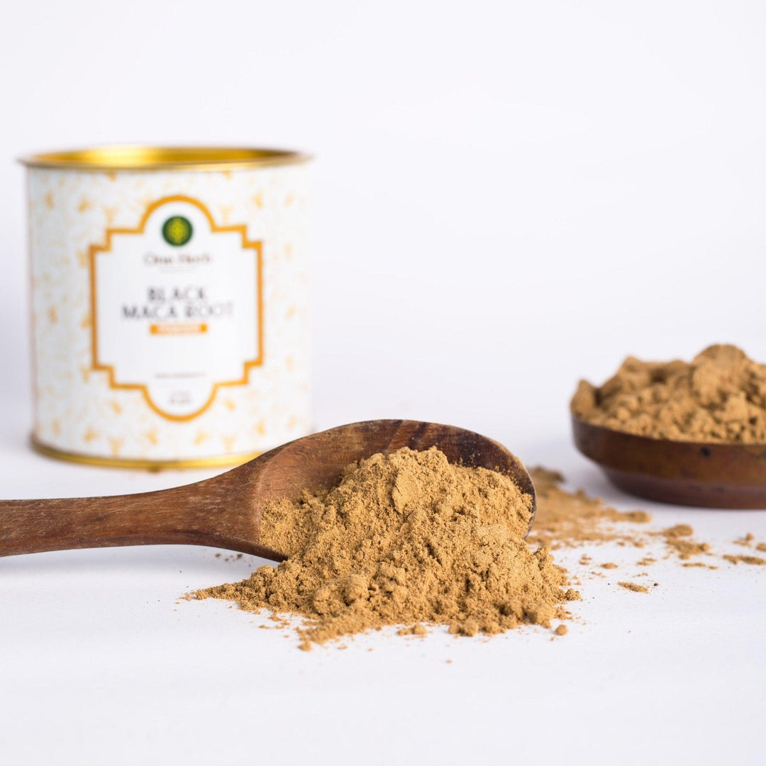 One Herb - Black Maca Root Powder 50 gmMaca Root PowderBlack Maca Powder Benefits - Energy & Fertility | Essential Nutrients