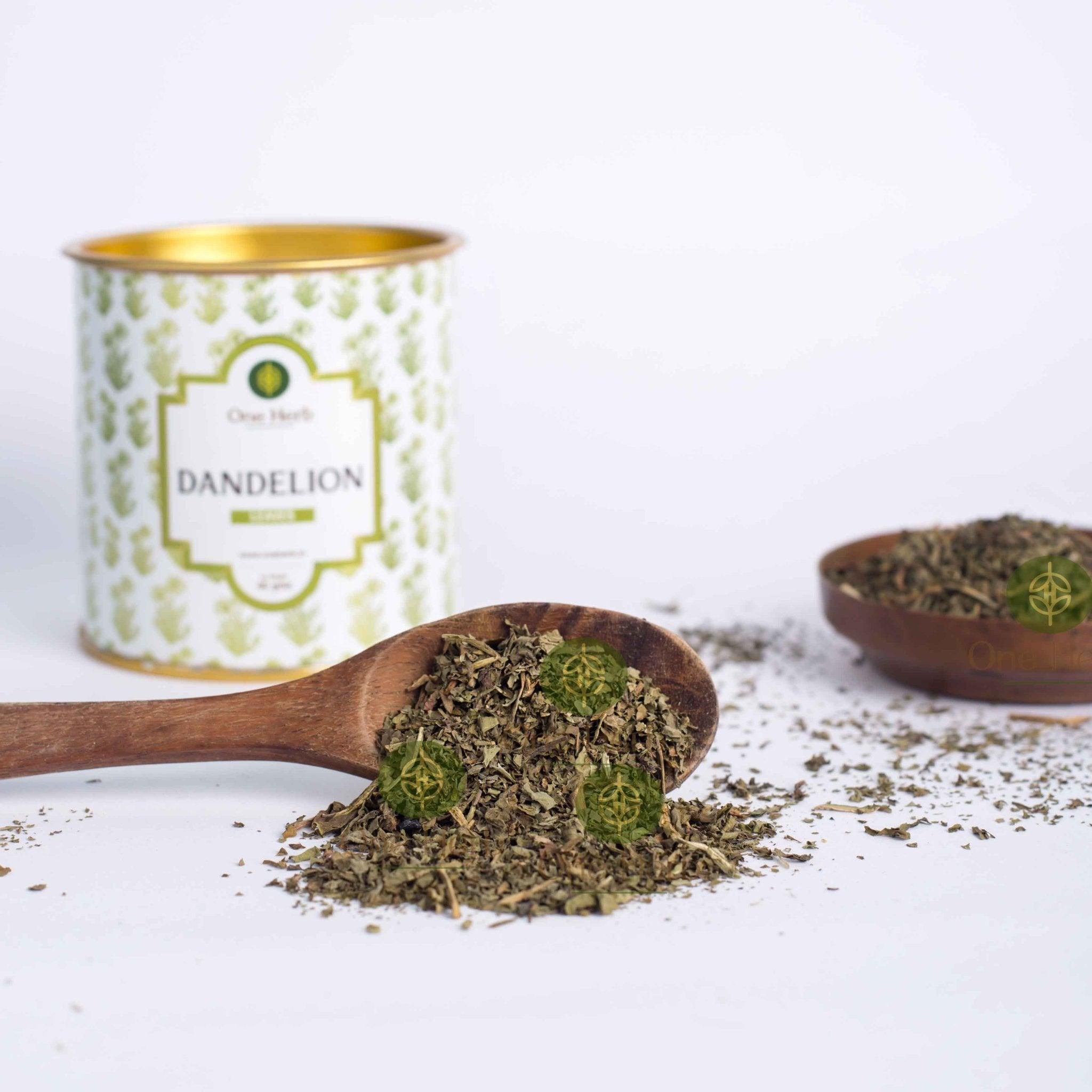 One Herb - Dandelion Leaves.