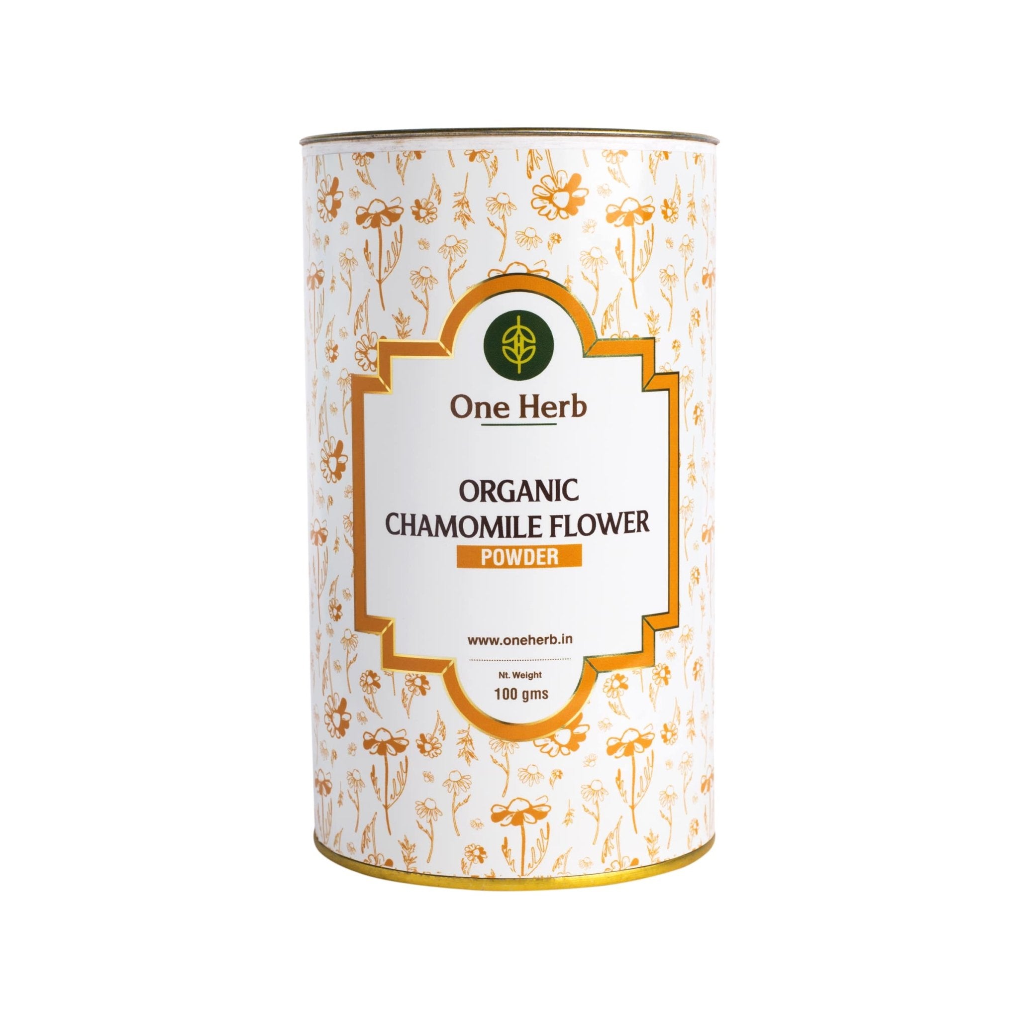 One Herb - Organic Chamomile Flower Powder 100 gm - CBD Store India